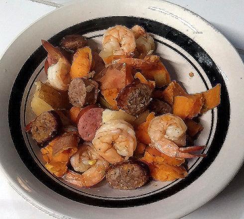 Cajun Sausage Shrimp Boil