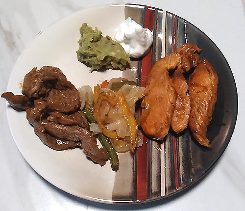Beef and Chicken Fajitas