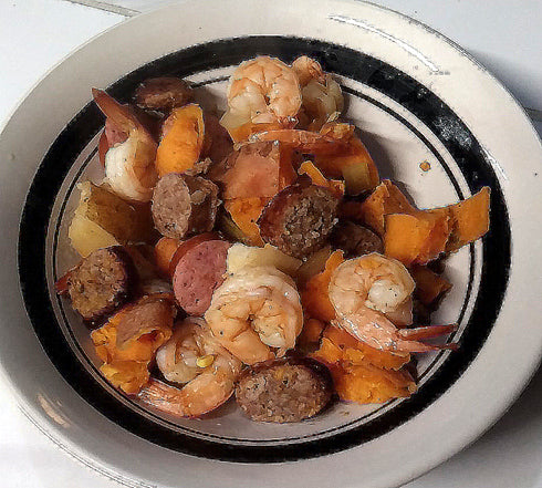 Cajun Sausage Shrimp Boil