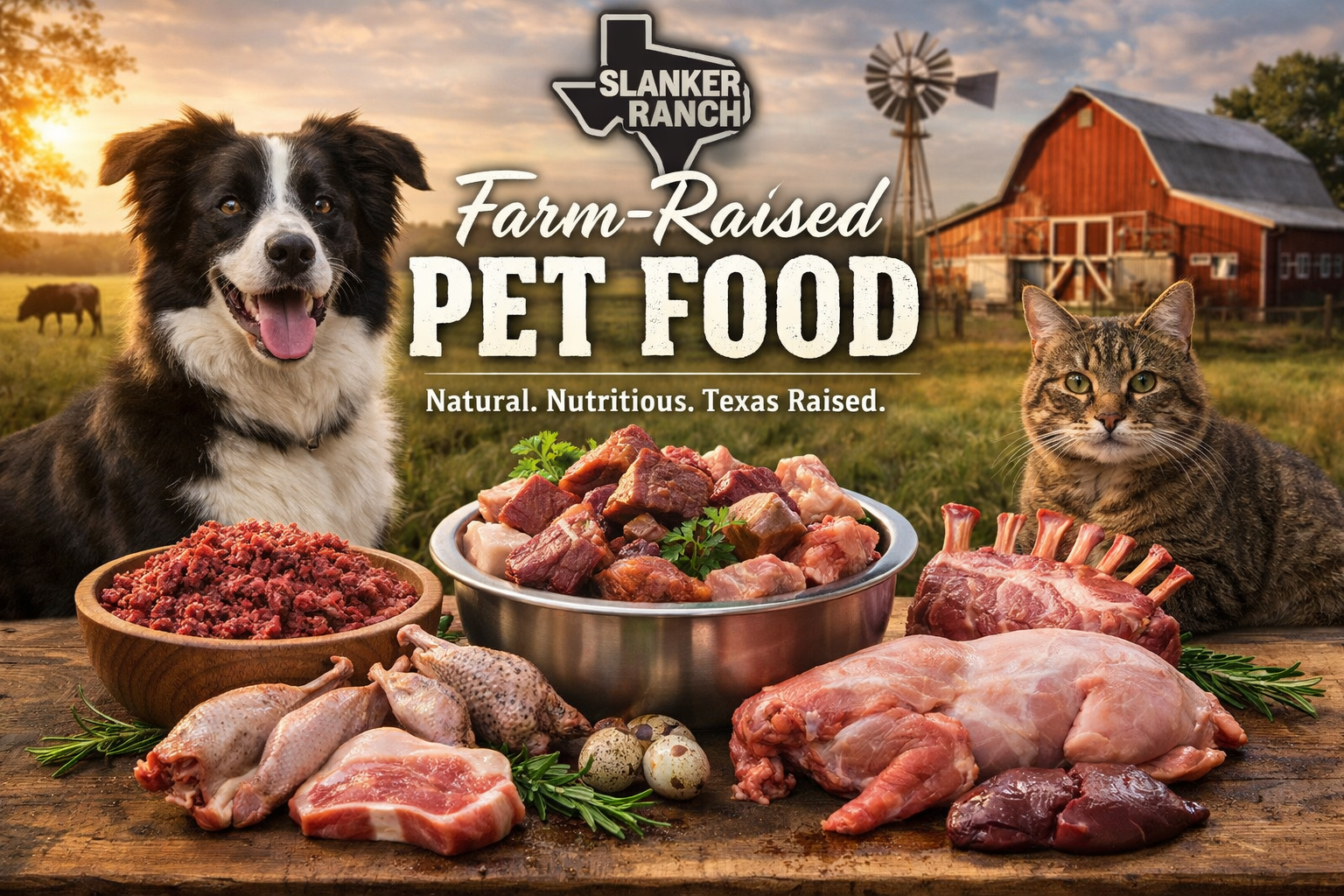 New at Slanker Ranch: Nutritious, Farm-Raised Pet Food Options