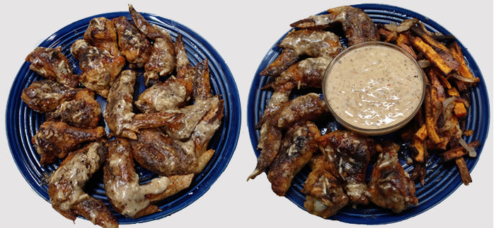 Crispy Garlic Parmesan Chicken Wings