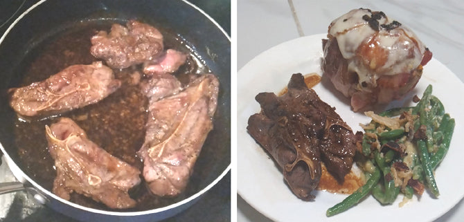 Garlic Honey Lamb Chops