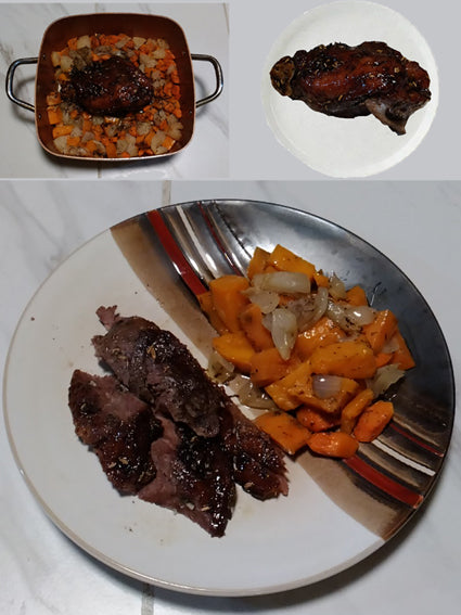 Oven Roasted Goat Leg