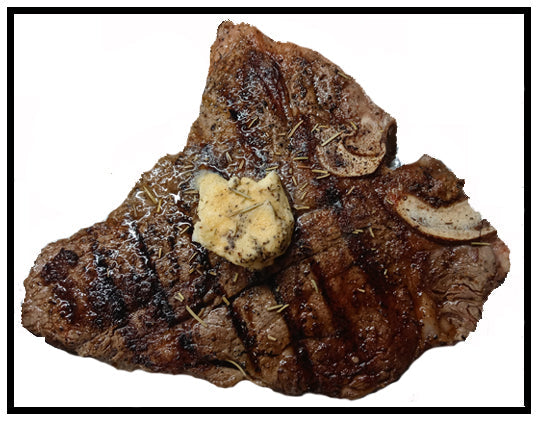 Porterhouse Steak with Garlic and Rosemary