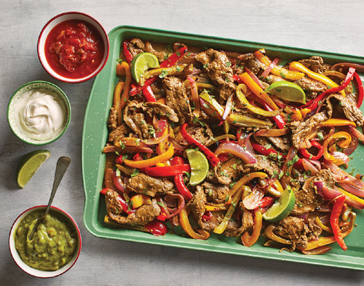 Pan Beef Fajitas