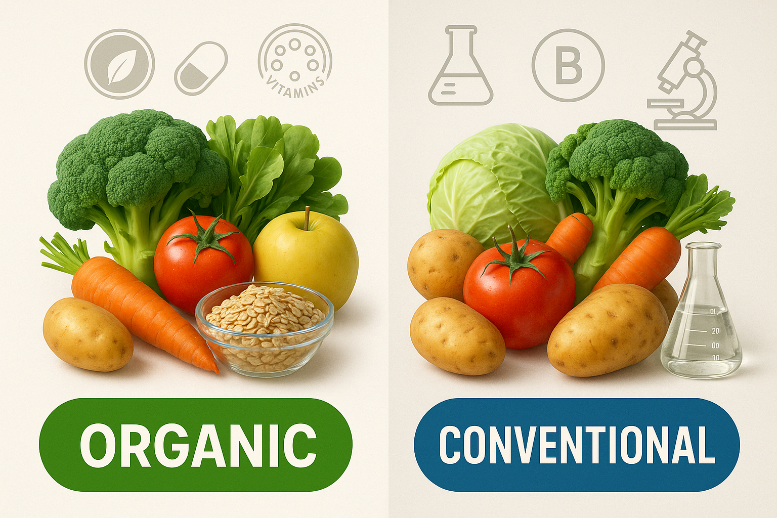 Are Organic Foods Nutritionally Superior to Conventional Foods?