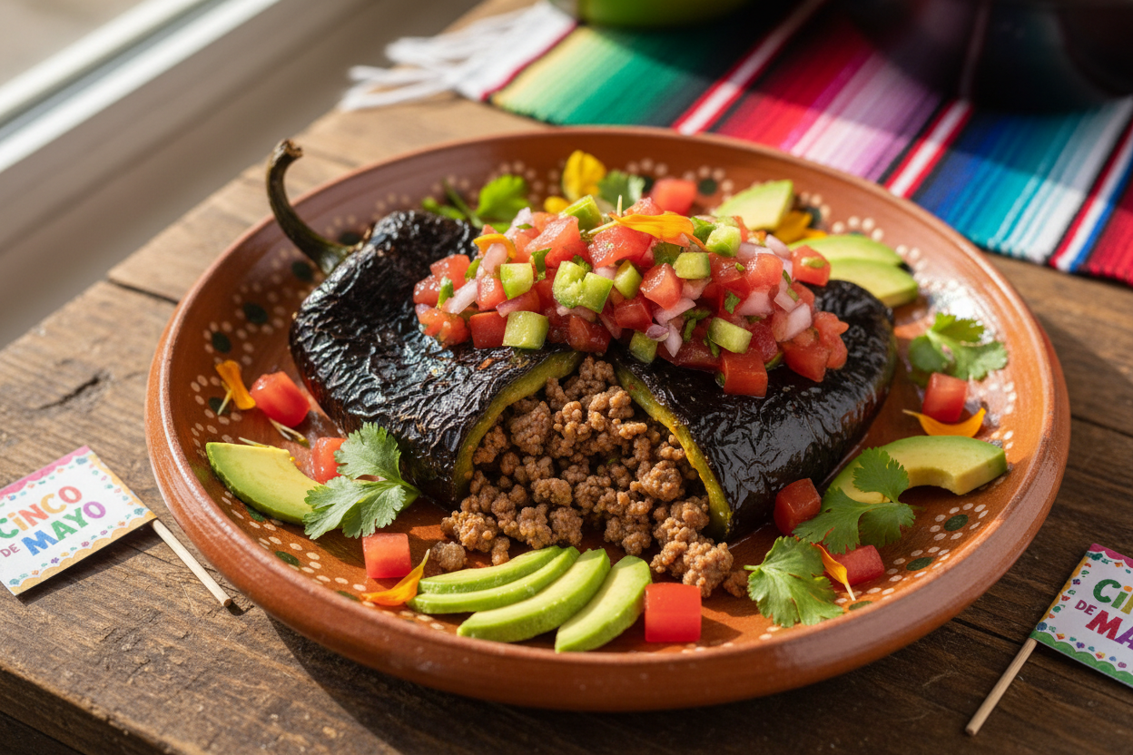 Cinco de Mayo Paleo Chile Relleno Recipe