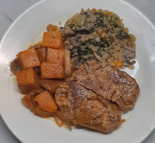 Crock Pot Italian Pork Chops with a Great Side Dish