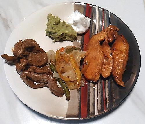 Beef and Chicken Fajitas