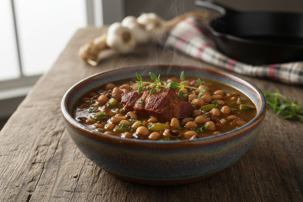 Hoppin' John New Year's Eve Soup Recipe