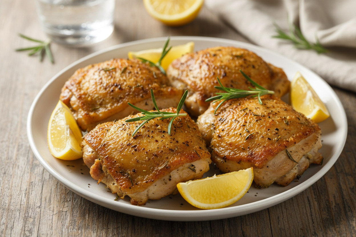 Lemon Rosemary Chicken Thighs Recipe
