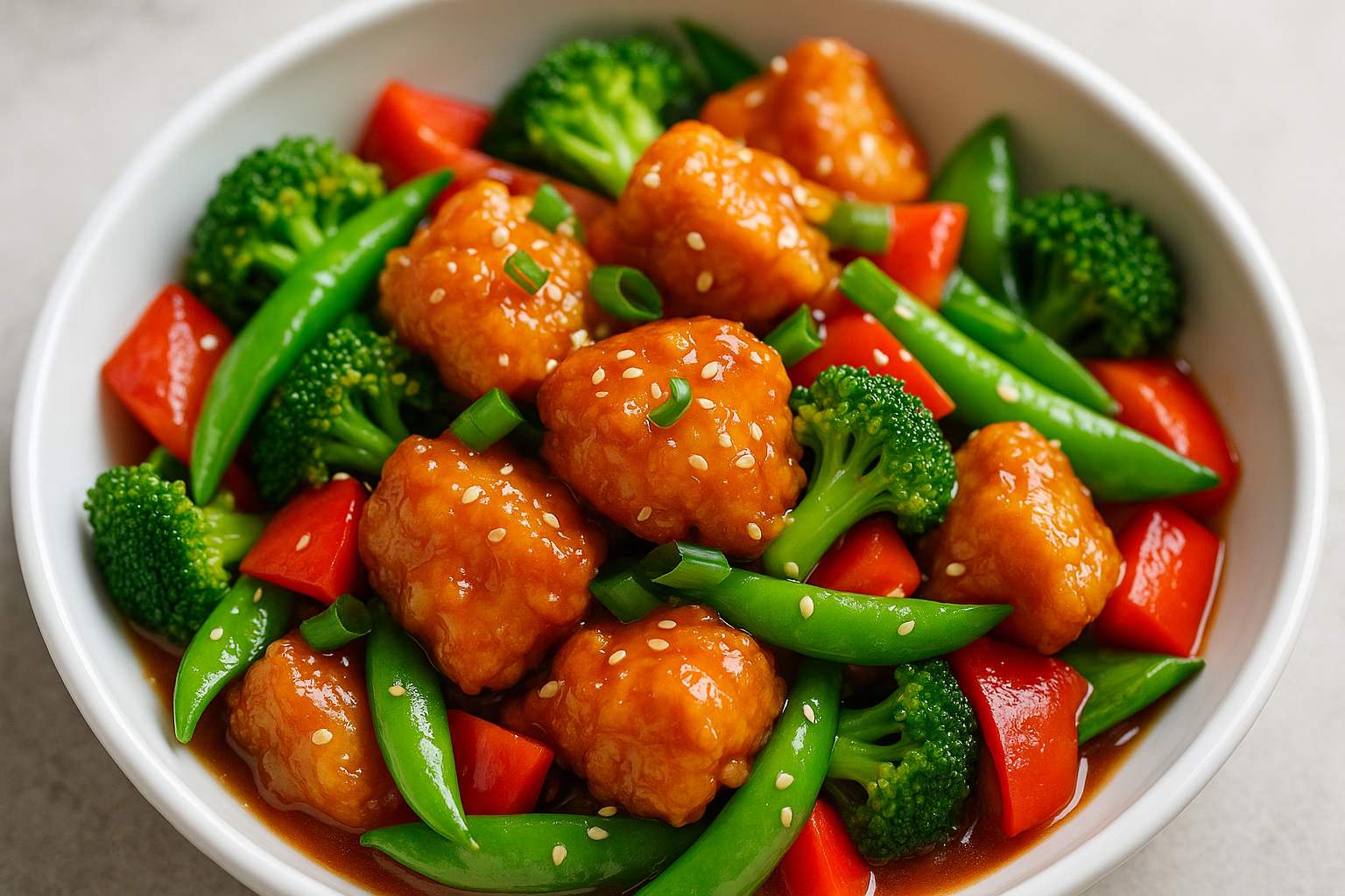 Orange Chicken Stir Fry