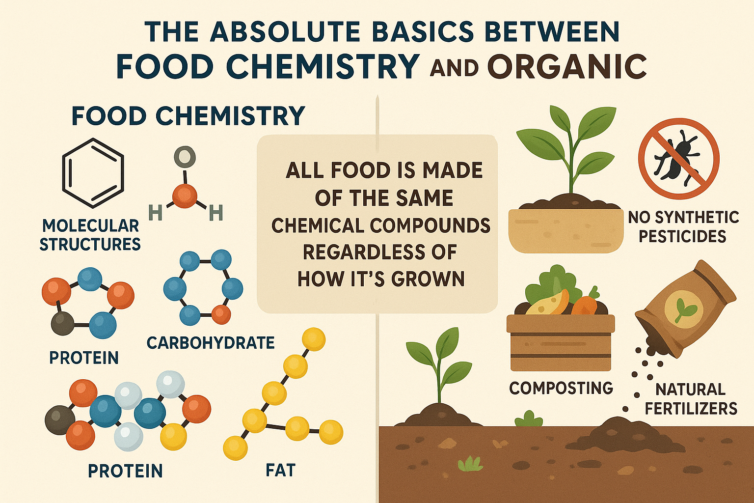 The Absolute Basics Between Food Chemistry and "Organic"