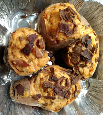 Twice Baked Sweet Potato