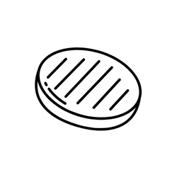 Water buffalo ground meat and patties