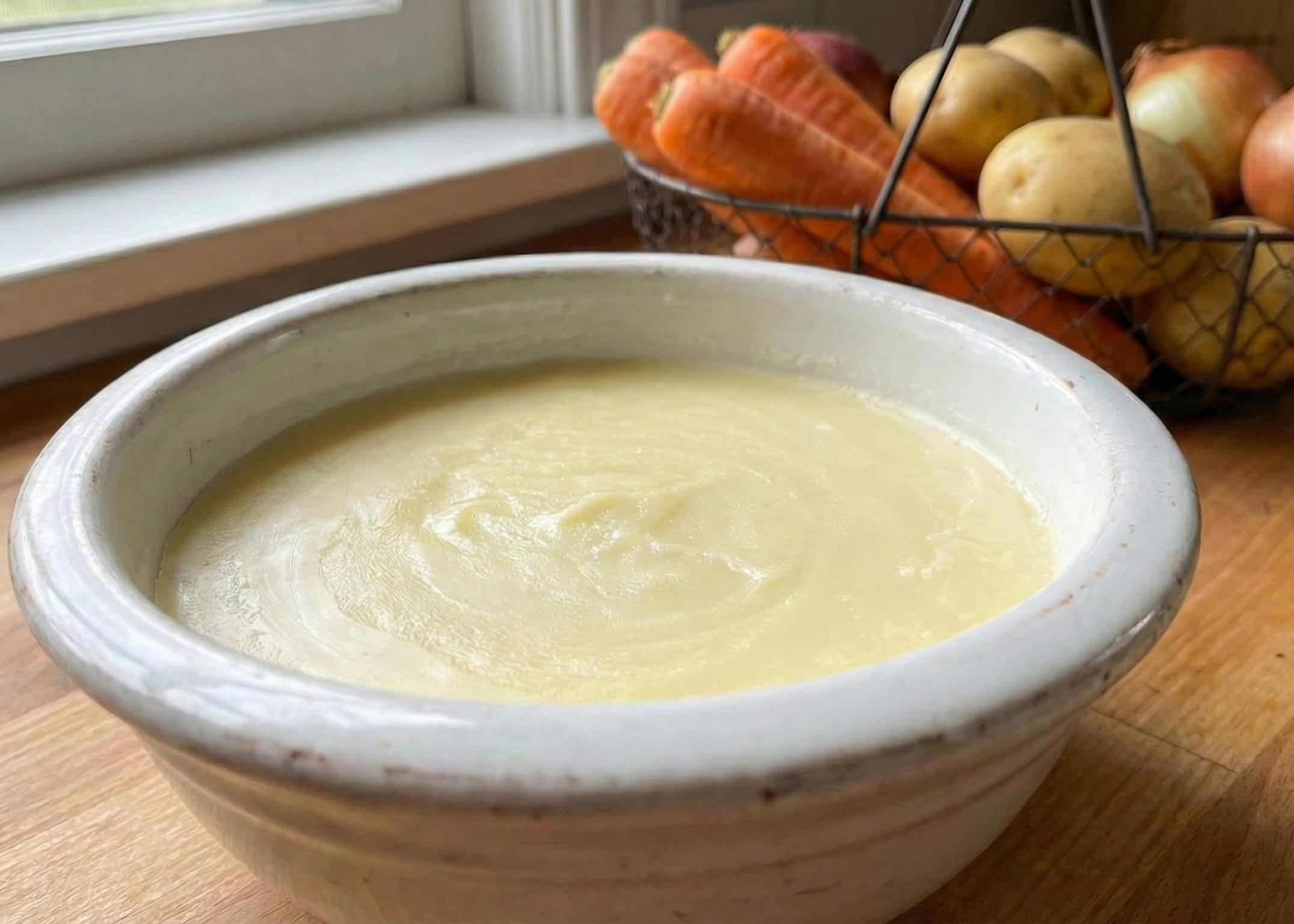 Beef Tallow on a wooden board