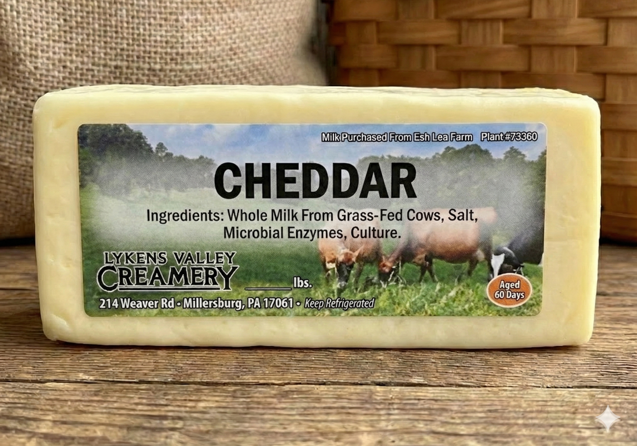 Cheddar Lykens Valley Creamery 