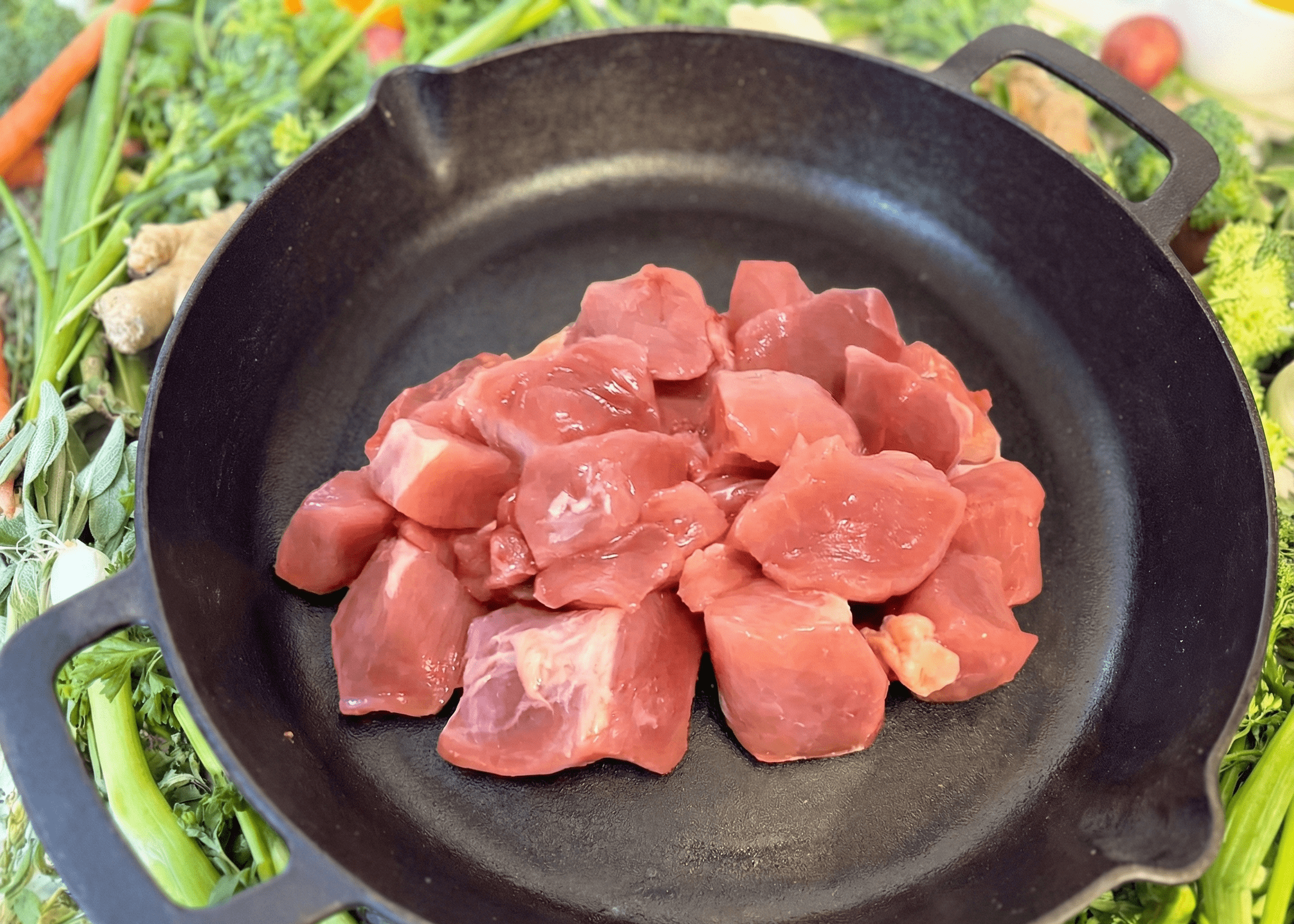 Omega-3 Pork Tips | Slanker Ranch