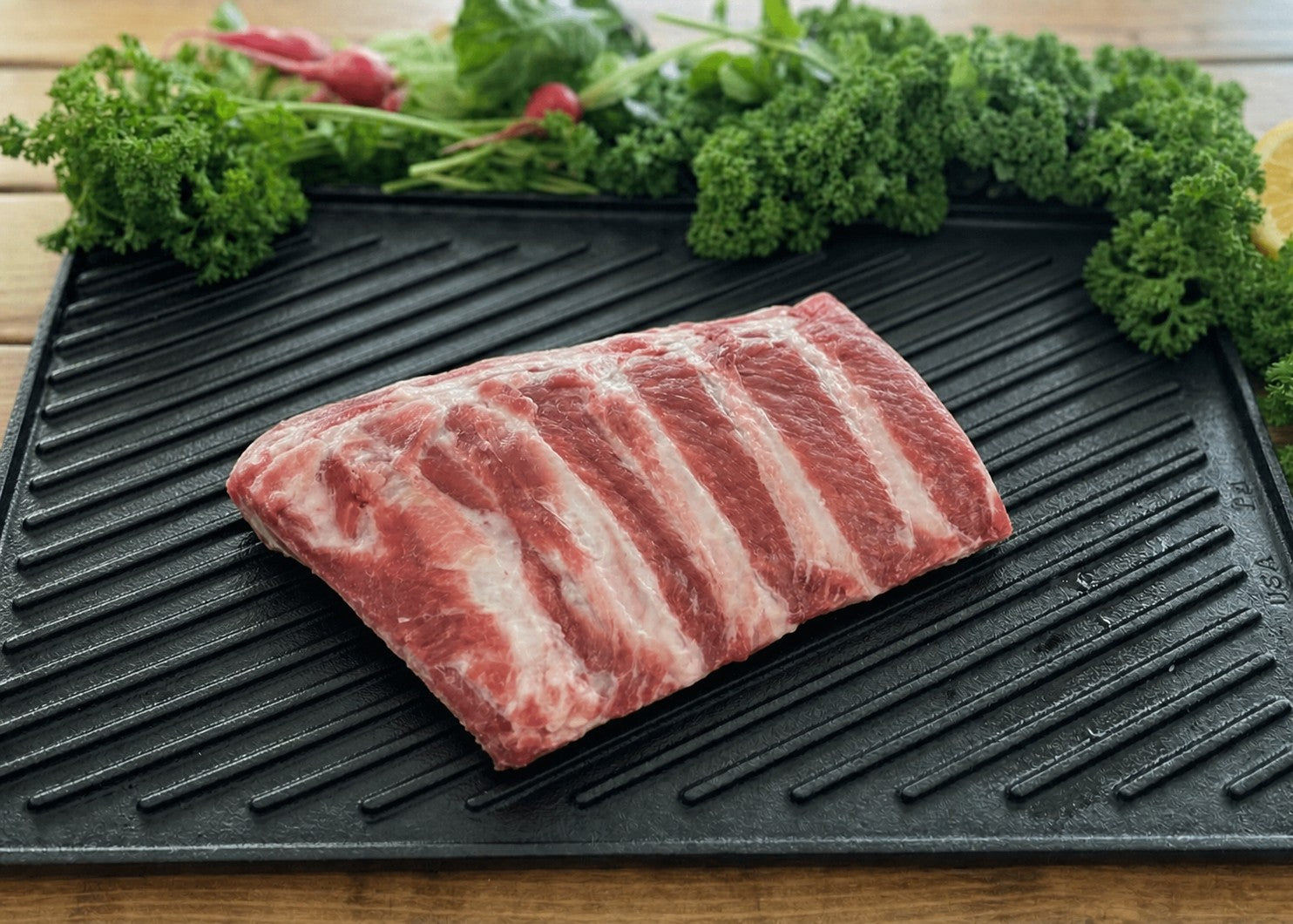 Pork Spare Ribs Halved
