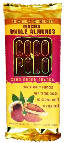 Coco Polo 39% Milk Chocolate W/ Almonds