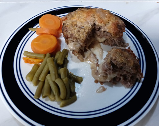 Stuffed Cheese Meatloaf