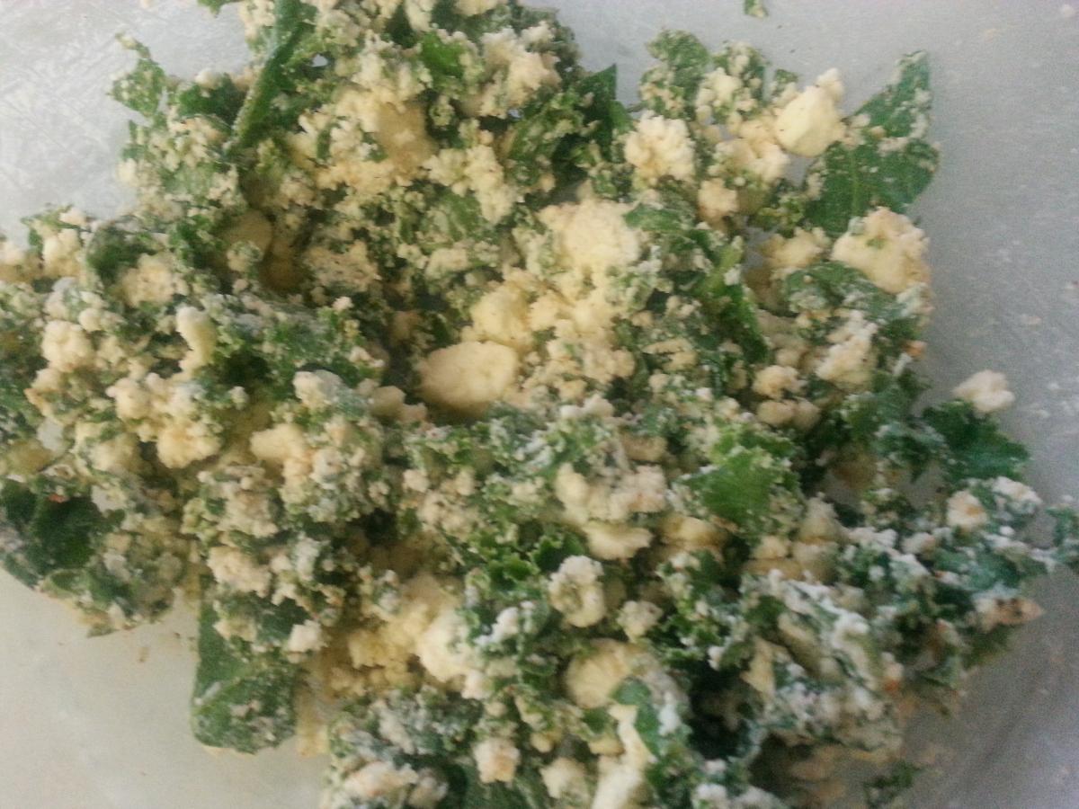 Kale and Feta Cheese Mix